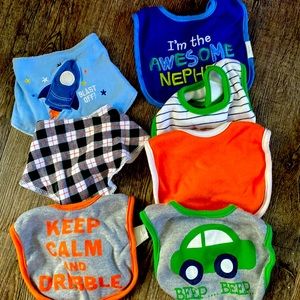 4/$20 Baby boy bib bundle